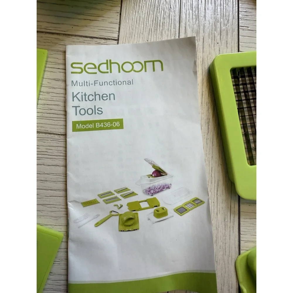 Sedhoom Direct Mandoline Slicer for Kitchen, Vegetable Slicer Spiralizer Chopper